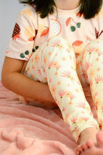 Organic Cotton Dreamy Dandelion Leggings