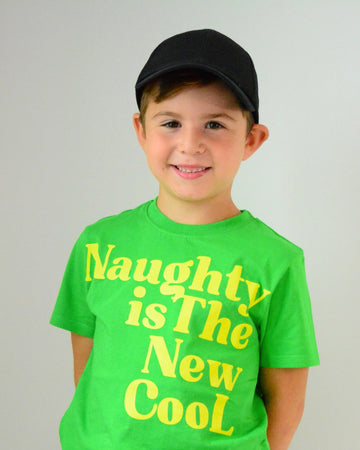 100% Organic Cotton Naughty is The New Cool T-Shirt