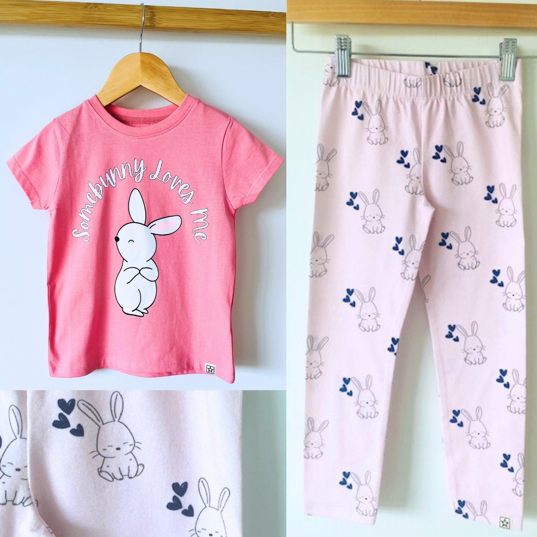 Organic Cotton Bunny Crush Leggings