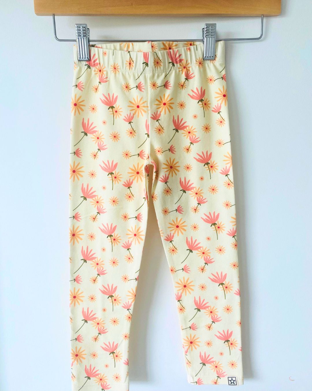 Organic Cotton Dreamy Dandelion Leggings