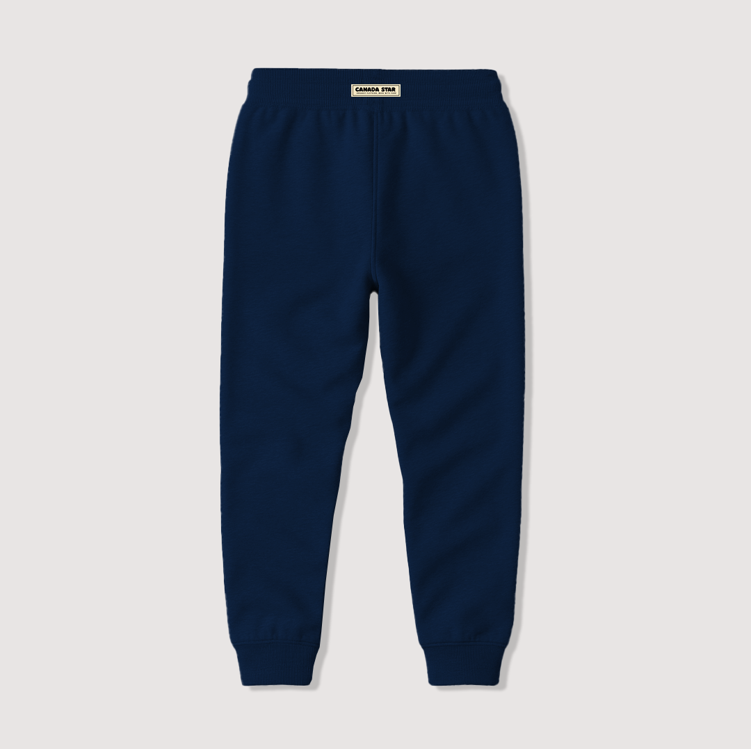 100% Organic Cotton Navy Blue Canada Star 09 Boys Jogger