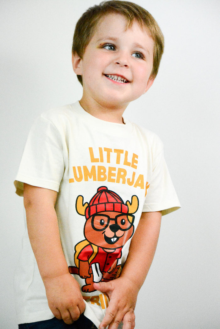 100% Organic Cotton Little Lumberjack in Training T-Shirt