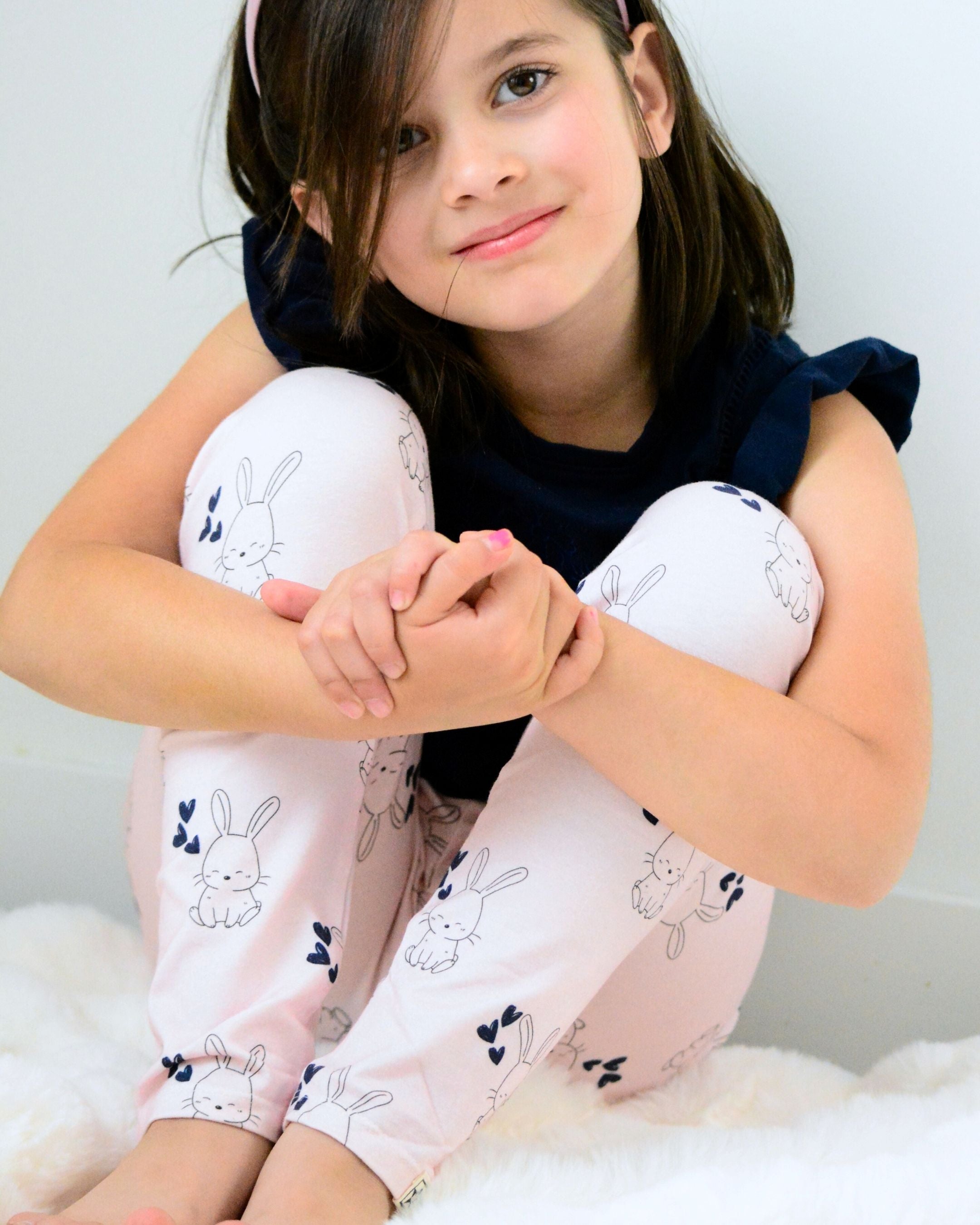 Organic Cotton Bunny Crush Leggings