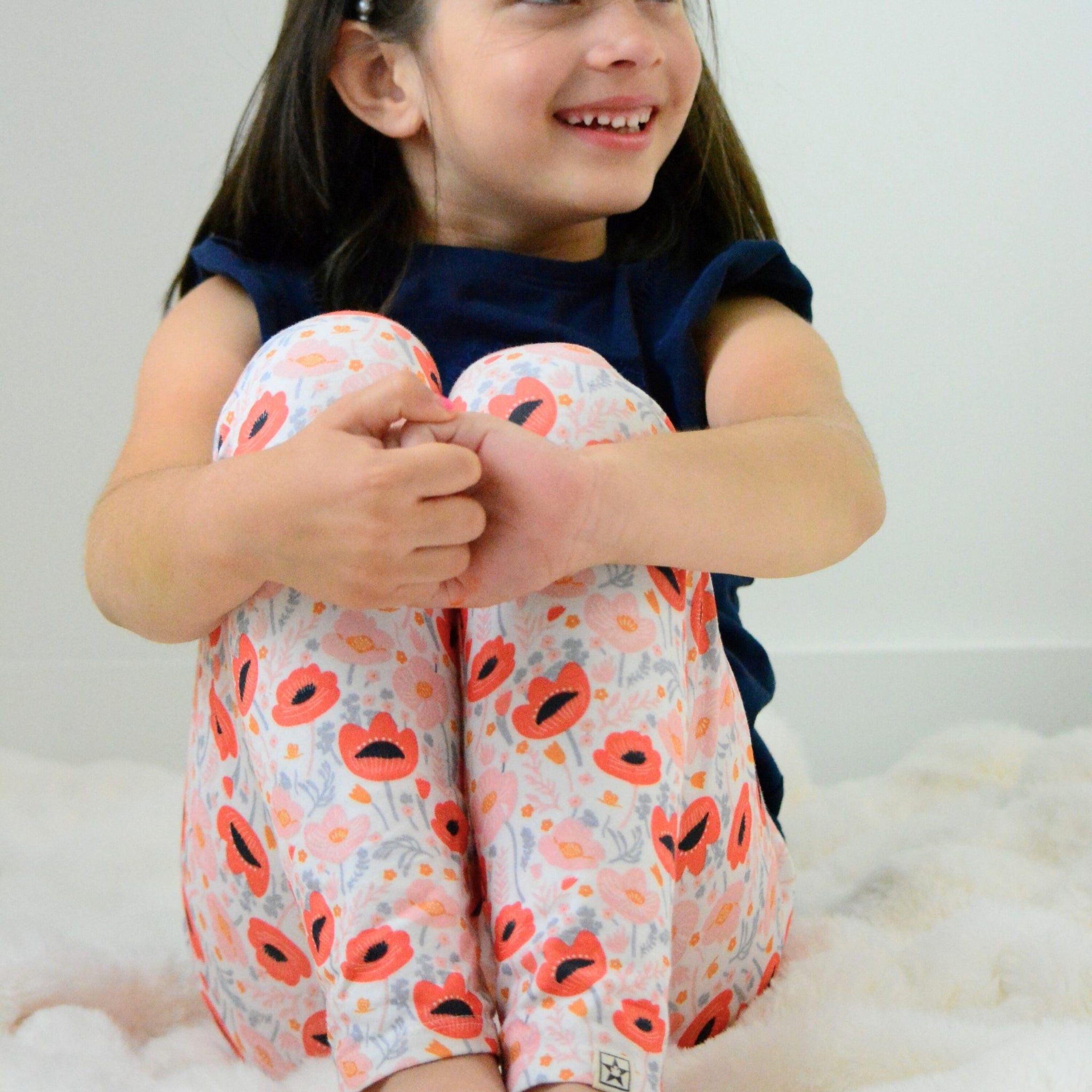 Organic Cotton Blooming Crabapple Leggings