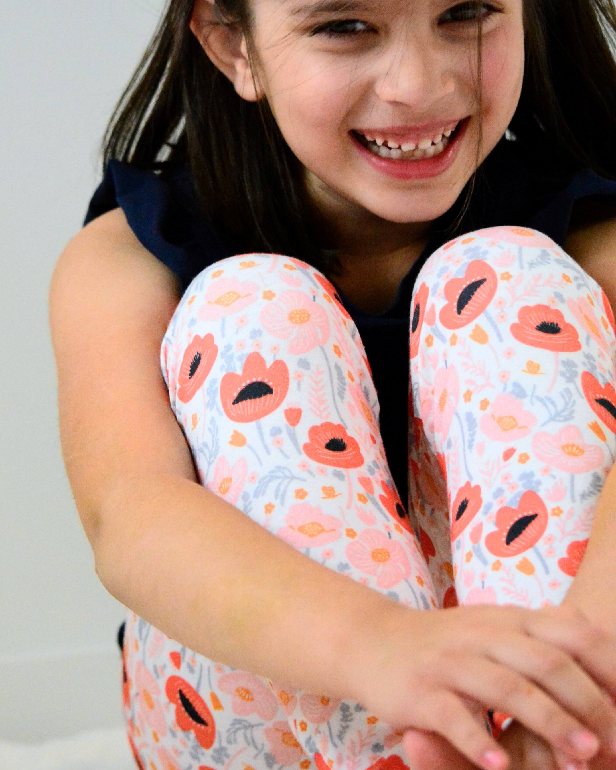 Organic Cotton Blooming Crabapple Leggings