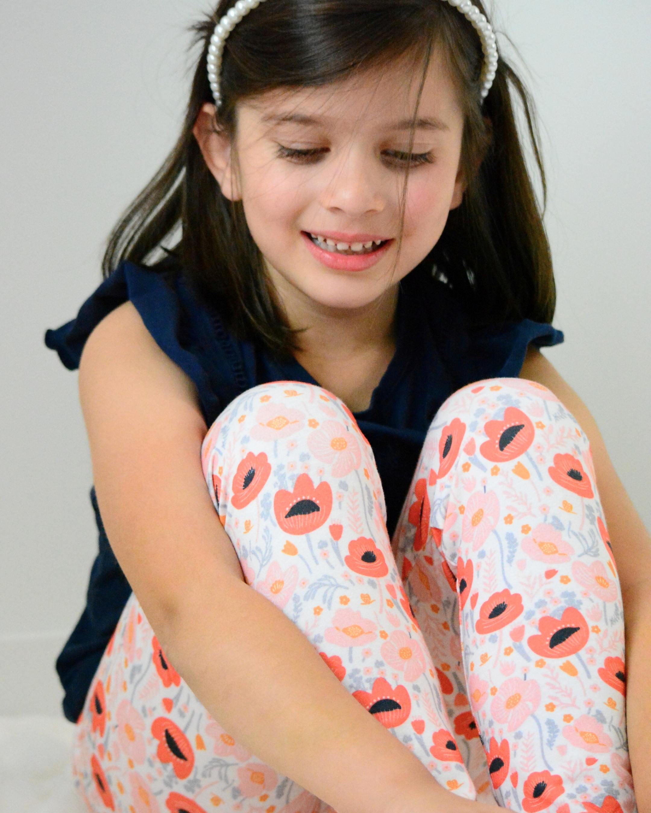 Organic Cotton Blooming Crabapple Leggings