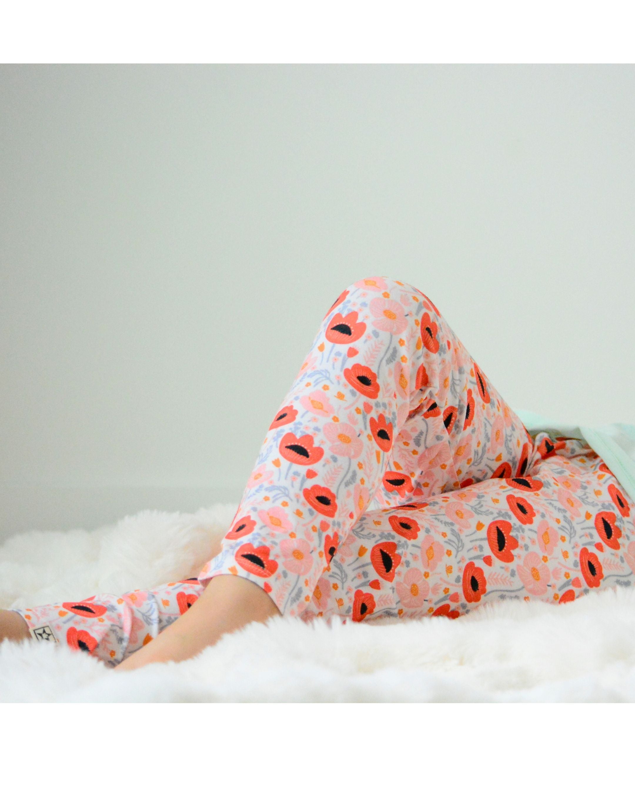 Organic Cotton Blooming Crabapple Leggings
