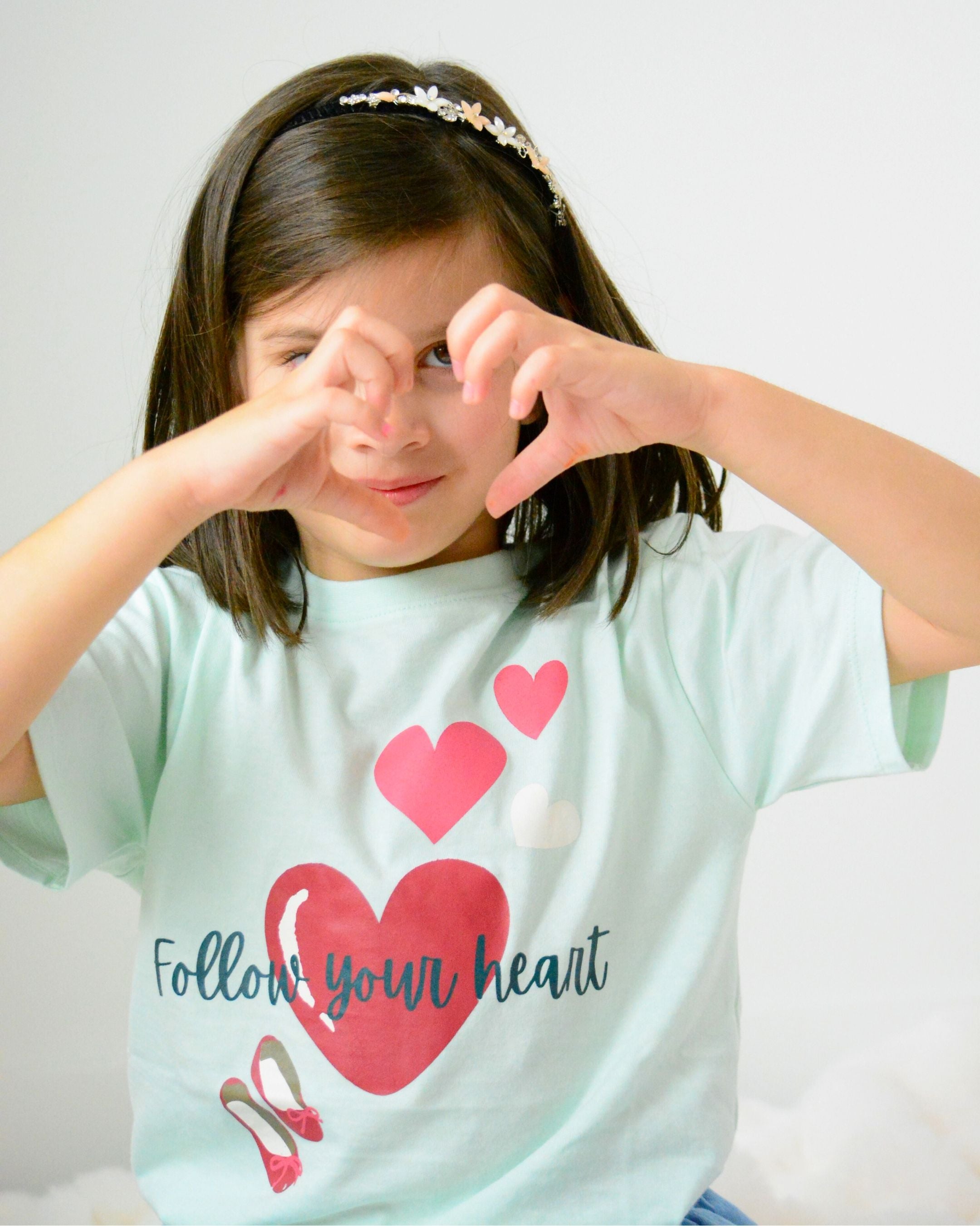 100% Organic Cotton Follow Your Heart  T-Shirt