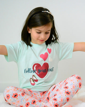 100% Organic Cotton Follow Your Heart  T-Shirt