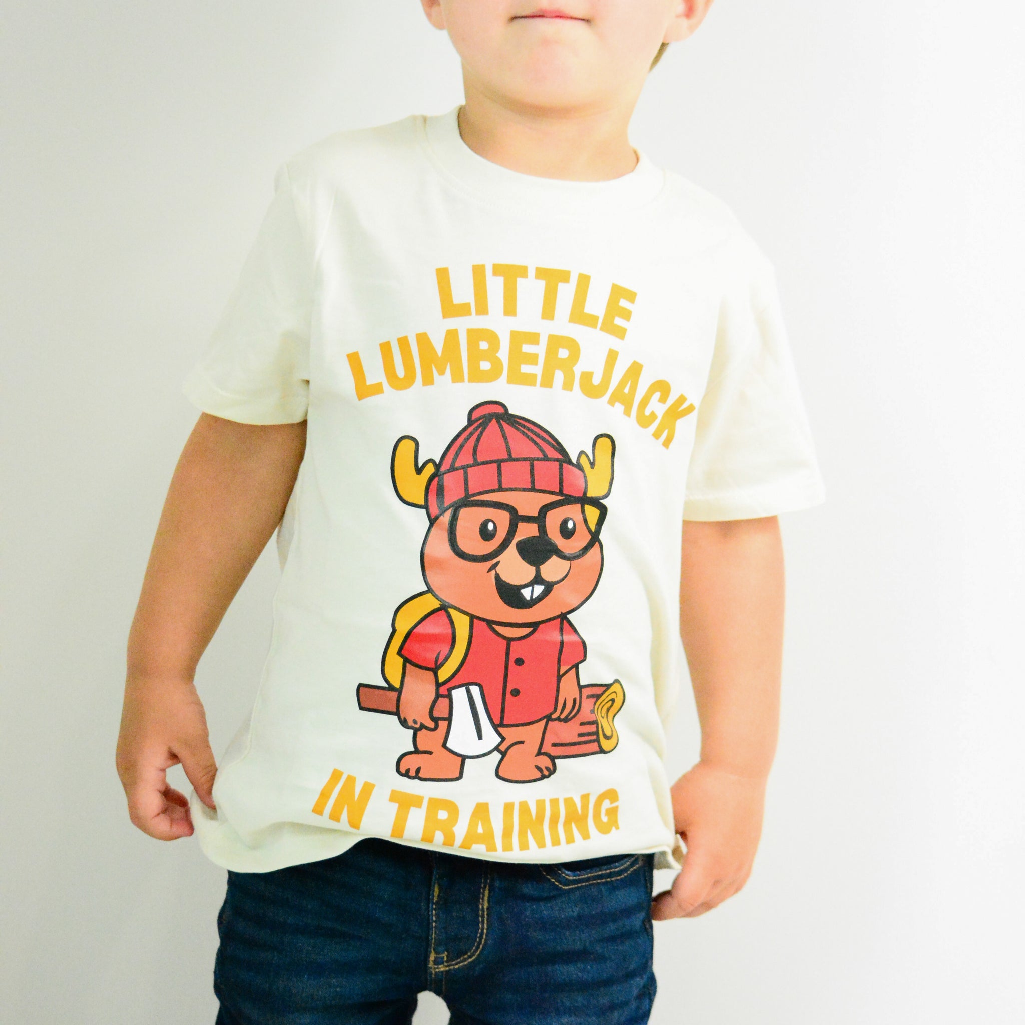100% Organic Cotton Little Lumberjack in Training T-Shirt