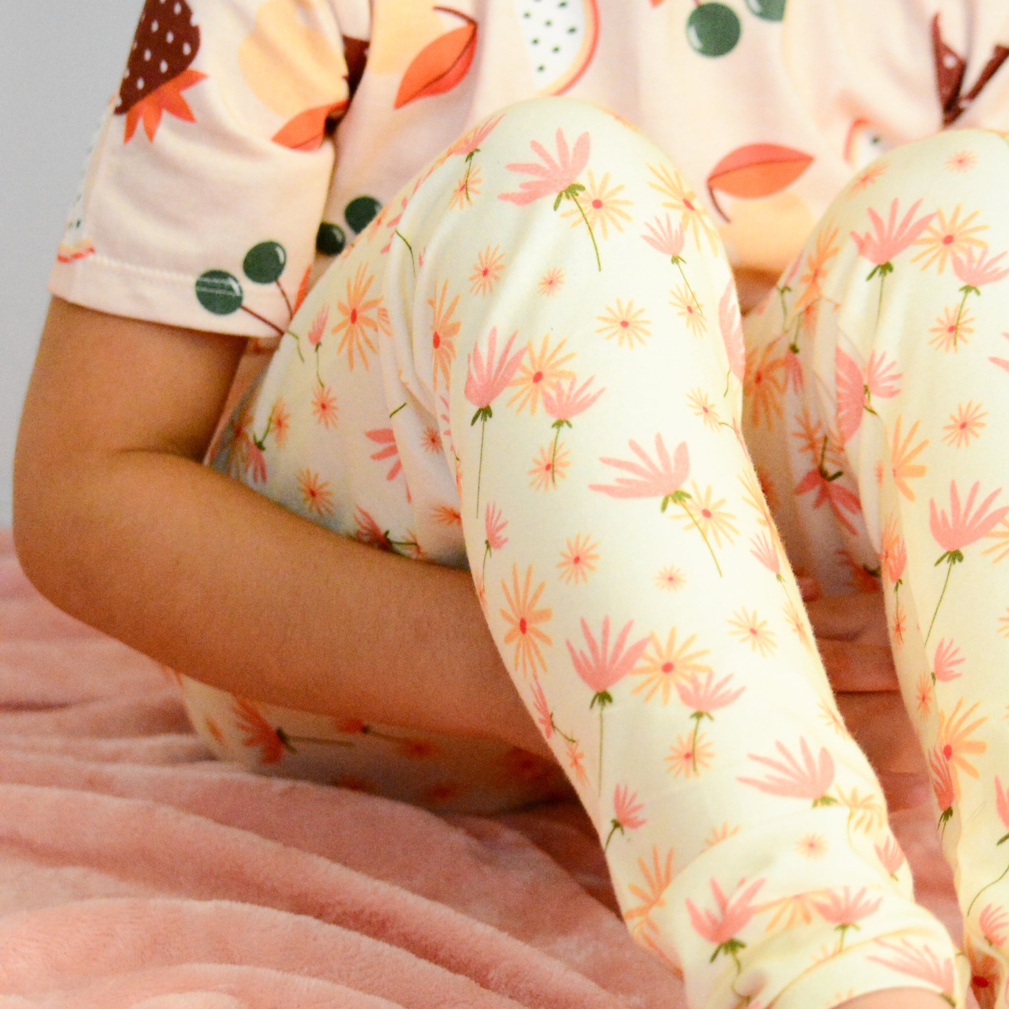 Organic Cotton Dreamy Dandelion Leggings