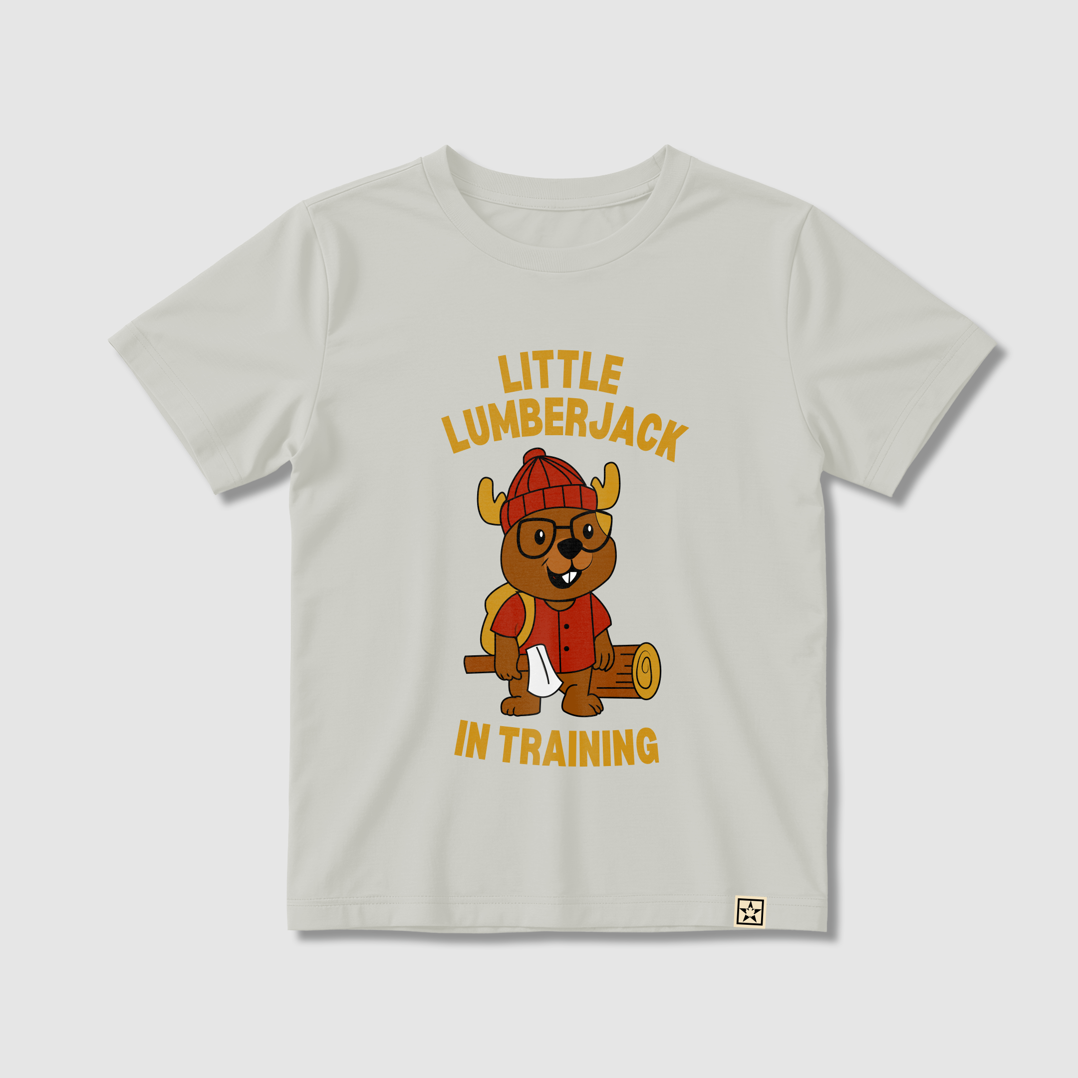 100% Organic Cotton Little Lumberjack in Training T-Shirt