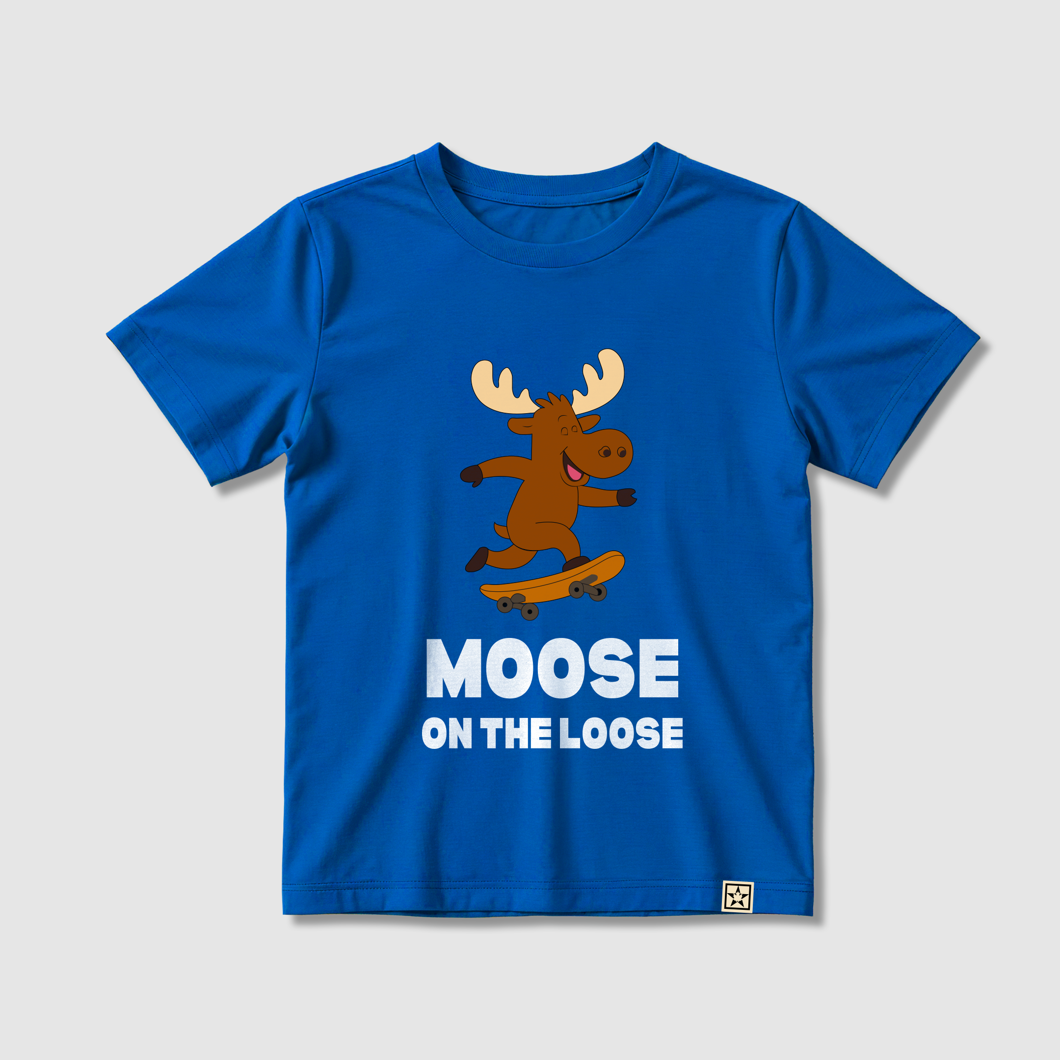 100% Organic Cotton Moose on the Loose T-Shirt