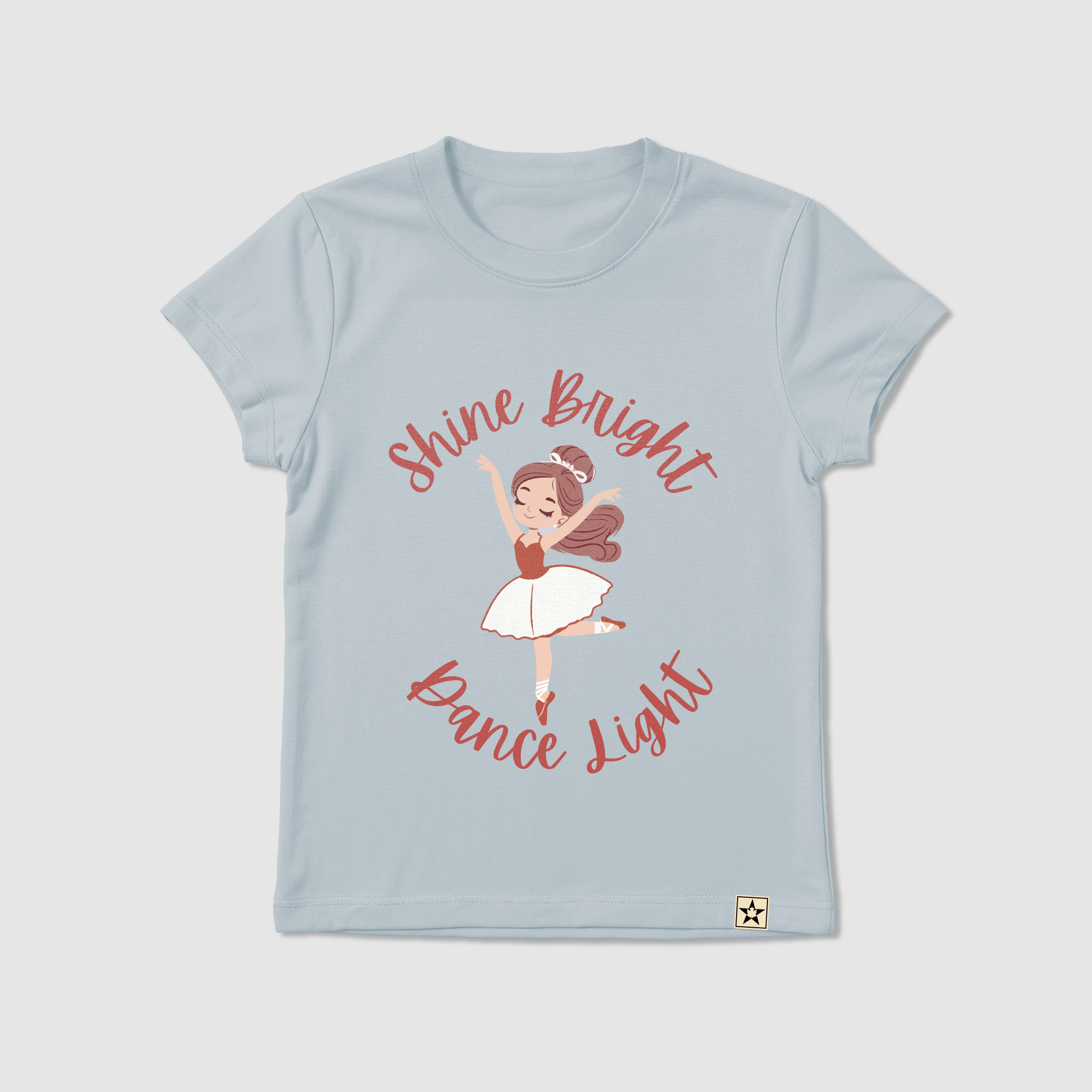 100% Organic Cotton Shine Bright-Dance Light T-Shirt