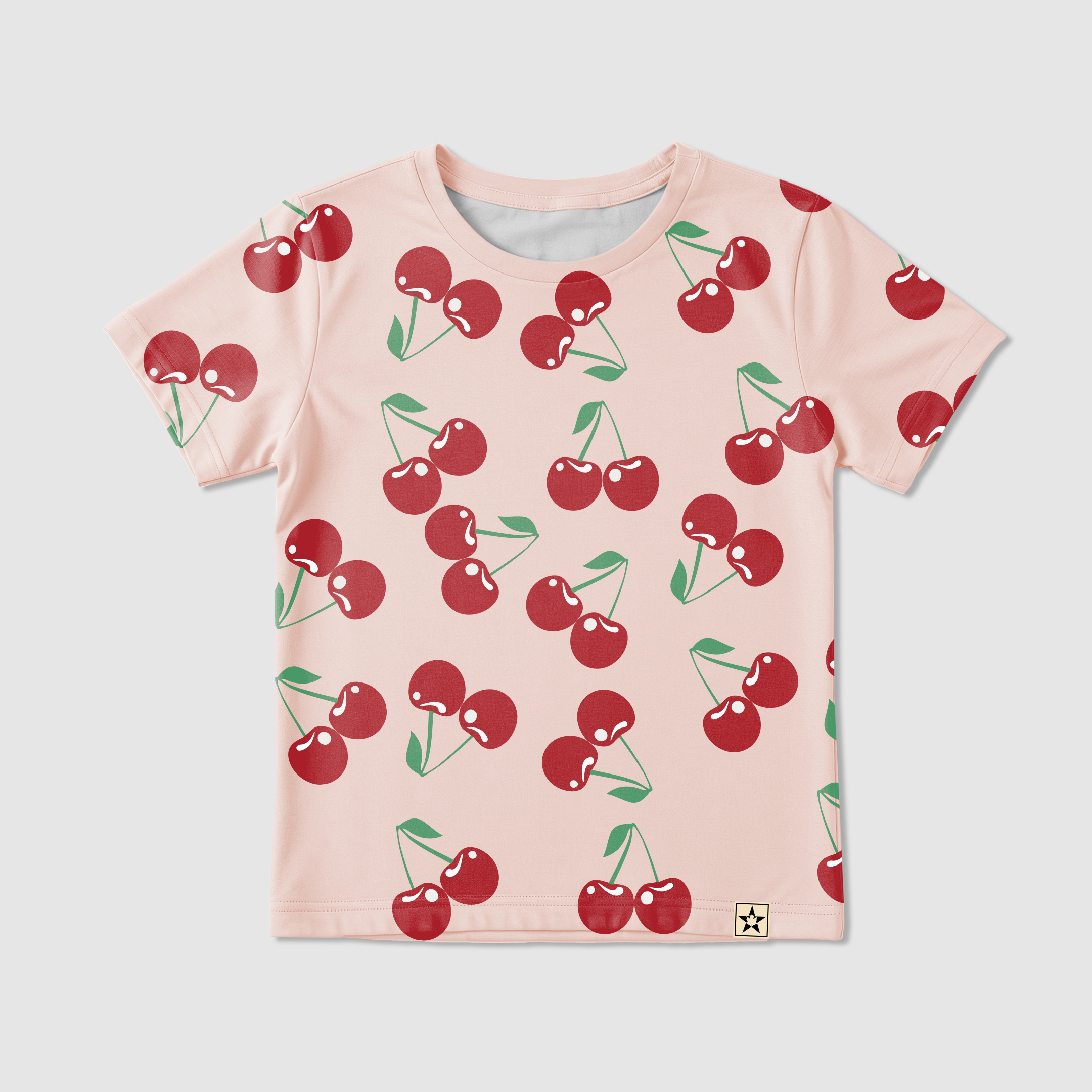 100% Organic Cotton Cherry On-Top T-Shirt