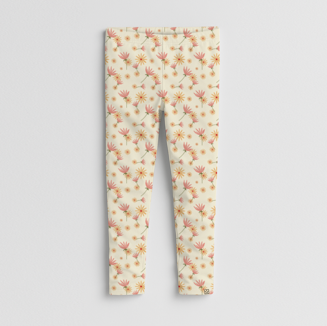 Organic Cotton Dreamy Dandelion Leggings