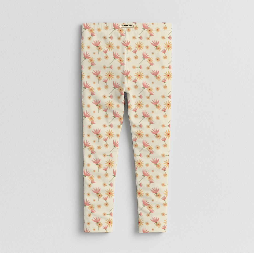 Organic Cotton Dreamy Dandelion Leggings