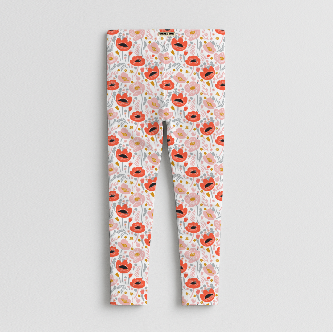Organic Cotton Blooming Crabapple Leggings