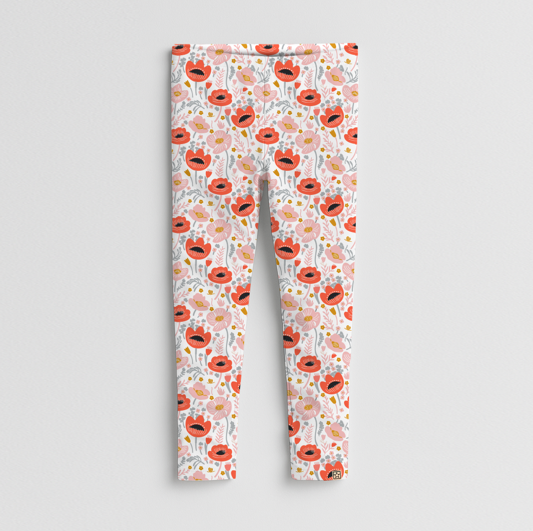 Organic Cotton Blooming Crabapple Leggings