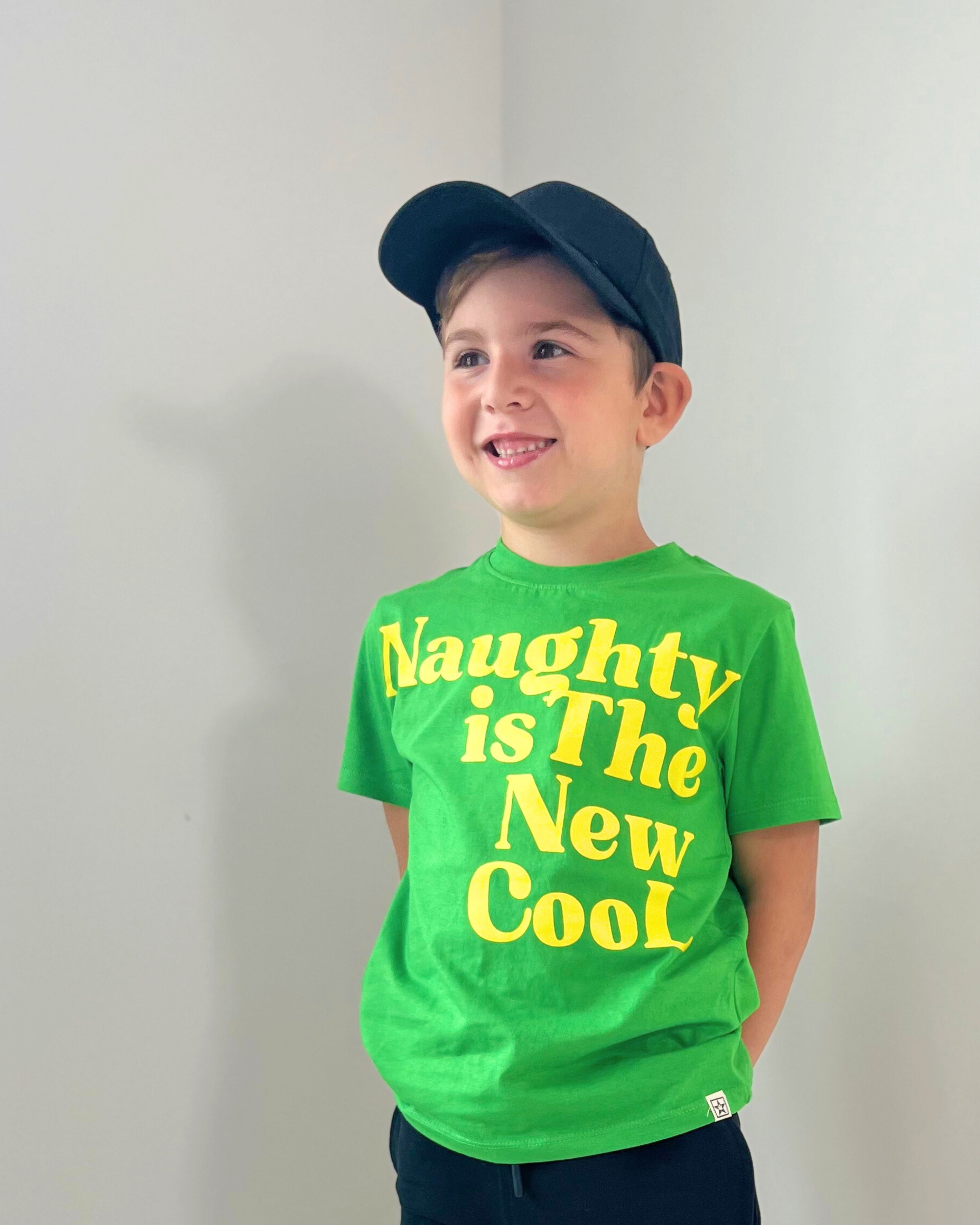 100% Organic Cotton Naughty is The New Cool T-Shirt
