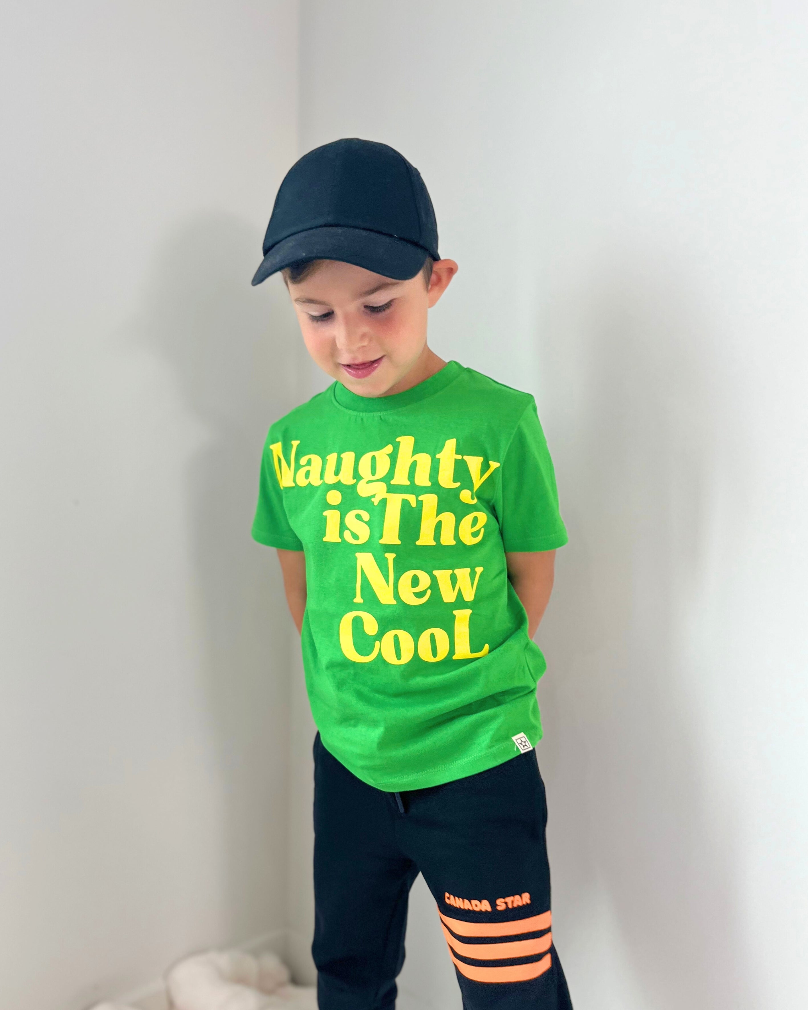 100% Organic Cotton Naughty is The New Cool T-Shirt