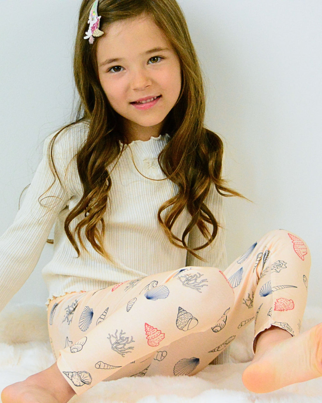 Organic Cotton Sea-Shells Leggings
