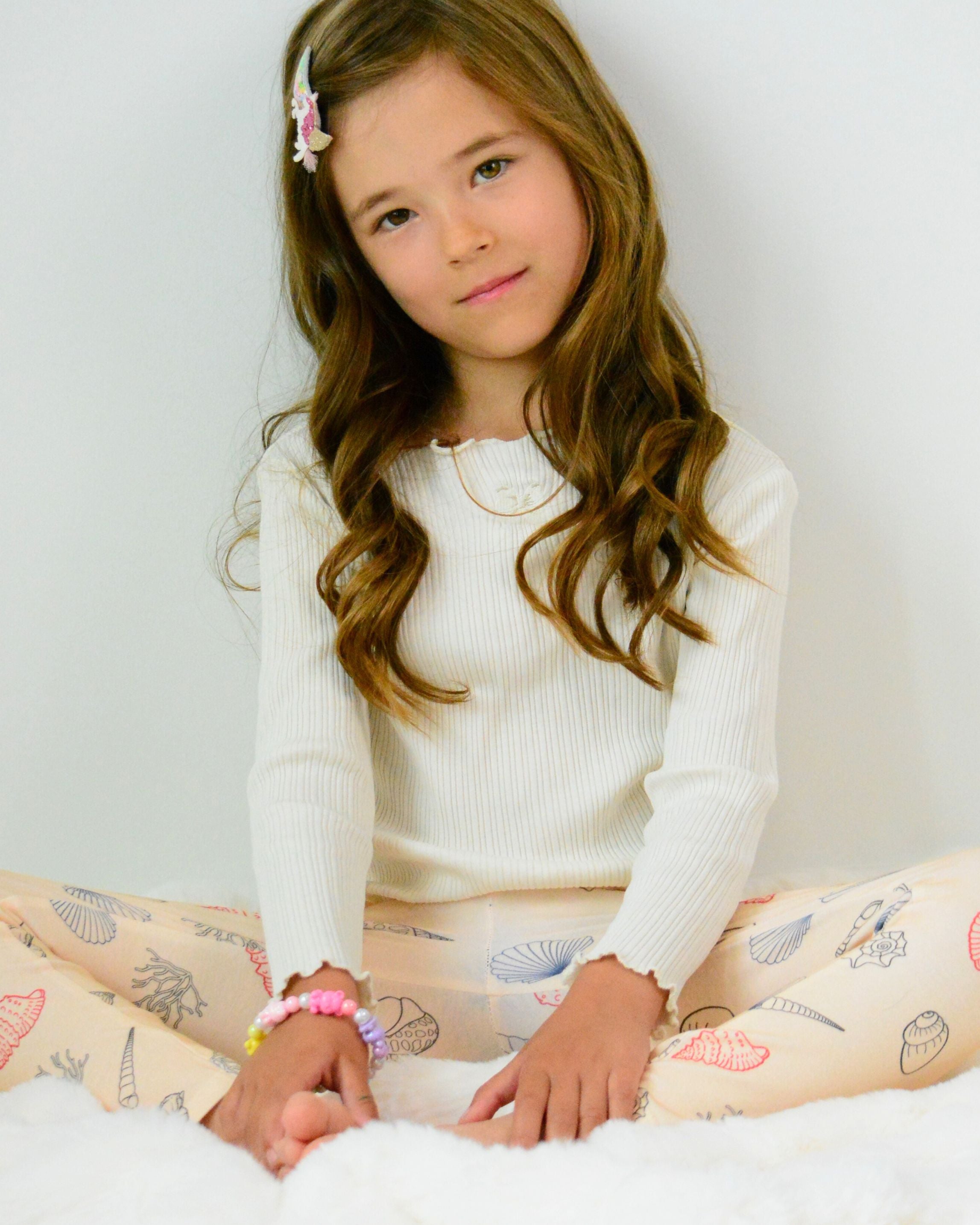 Organic Cotton Sea-Shells Leggings