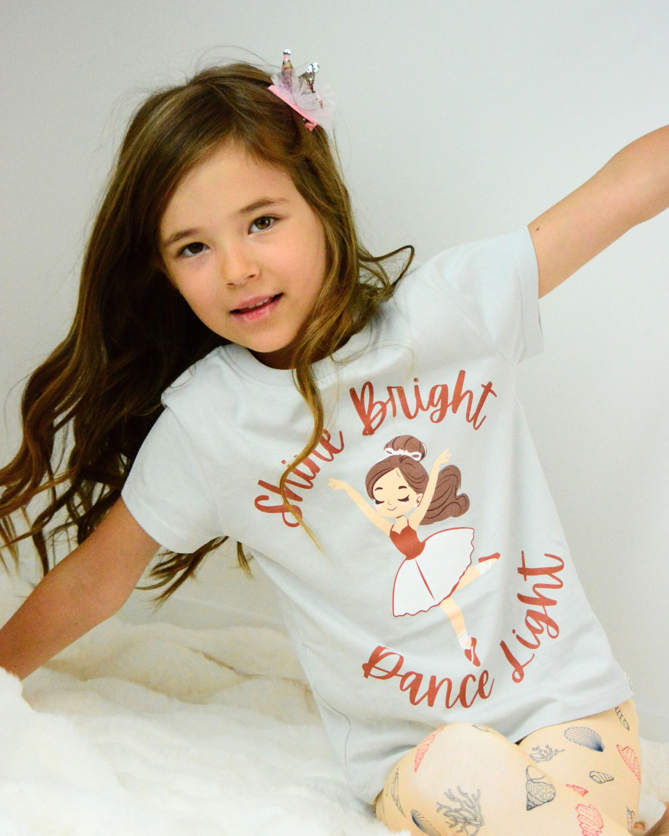 100% Organic Cotton Shine Bright-Dance Light T-Shirt