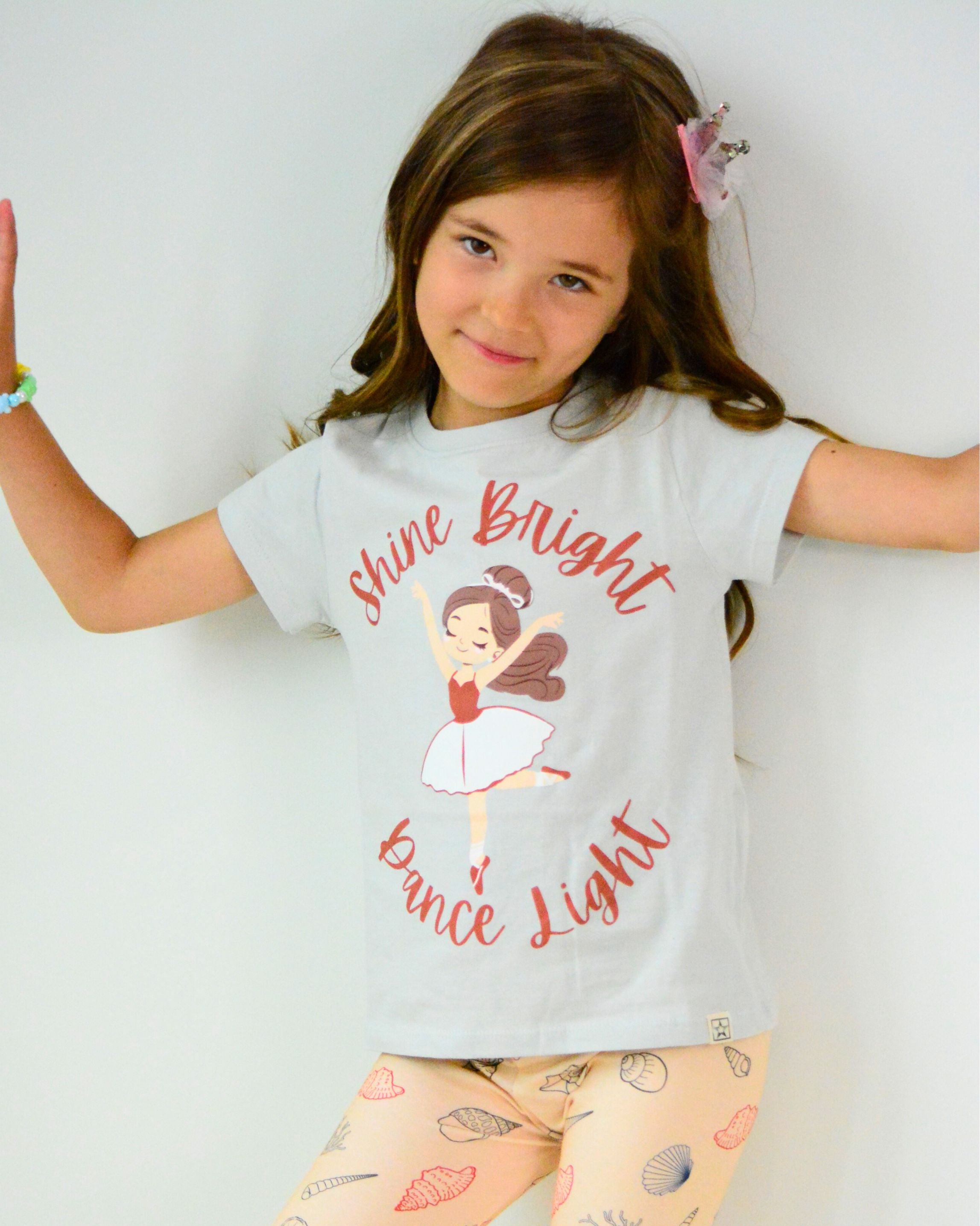 100% Organic Cotton Shine Bright-Dance Light T-Shirt
