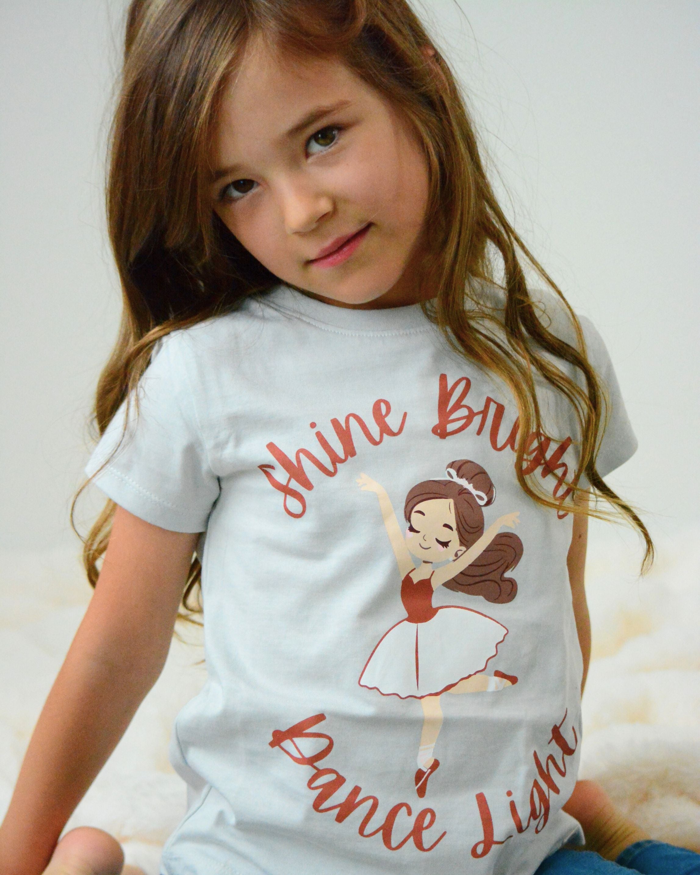 100% Organic Cotton Shine Bright-Dance Light T-Shirt