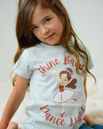 100% Organic Cotton Shine Bright-Dance Light T-Shirt