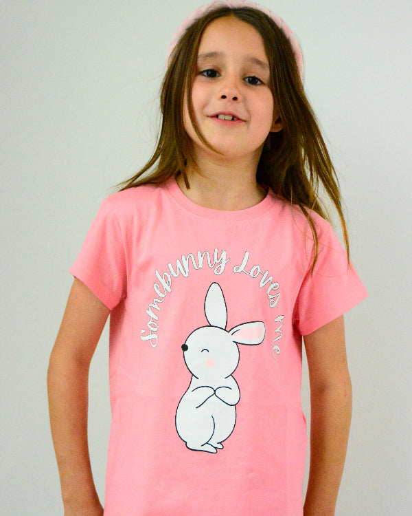 100% Organic Cotton Somebunny Loves Me T-Shirt